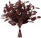 12-Pack 20" Artificial Eucalyptus Stems – Silk & Plastic Faux Greenery with Leaves and Berries for Wedding, Party, Home Décor, Centerpieces, and Floral Arrangements (Burgundy)
